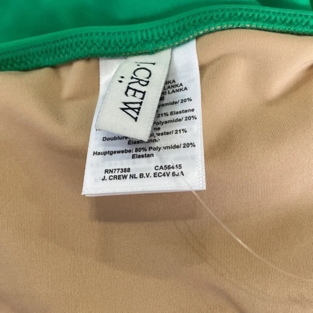 J. Crew Women’s Scalloped Edge‎ One Piece Swimsuit Green Size XL